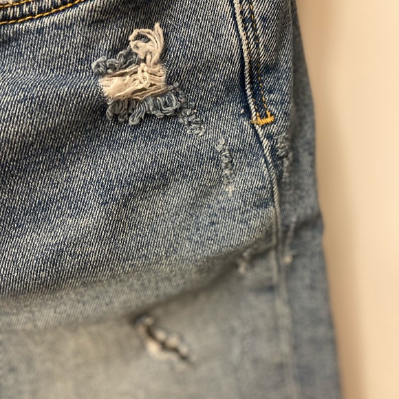 ZARA Skinny Blue Jeans with Frayed Hem - Picture 11 of 11